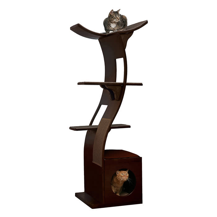 Refined Feline Lotus Tower