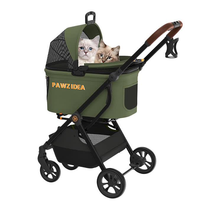 Pet Gear No-Zip Push Button Pet Stroller