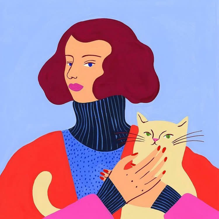 Why Agathe Singer Paints Every Cat as a Person, Never a Pattern