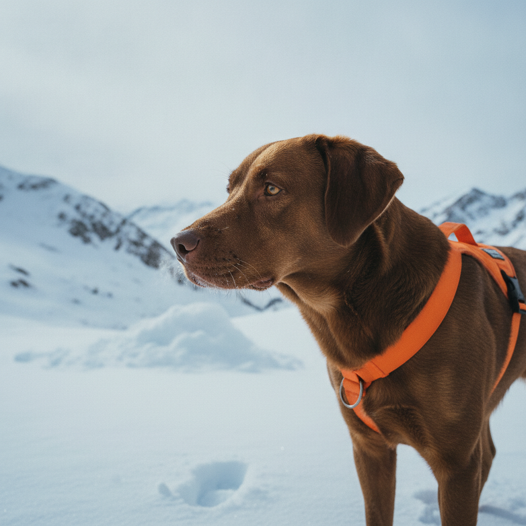An Avalanche Dog's Real Job Starts Before Anyone Is Buried
