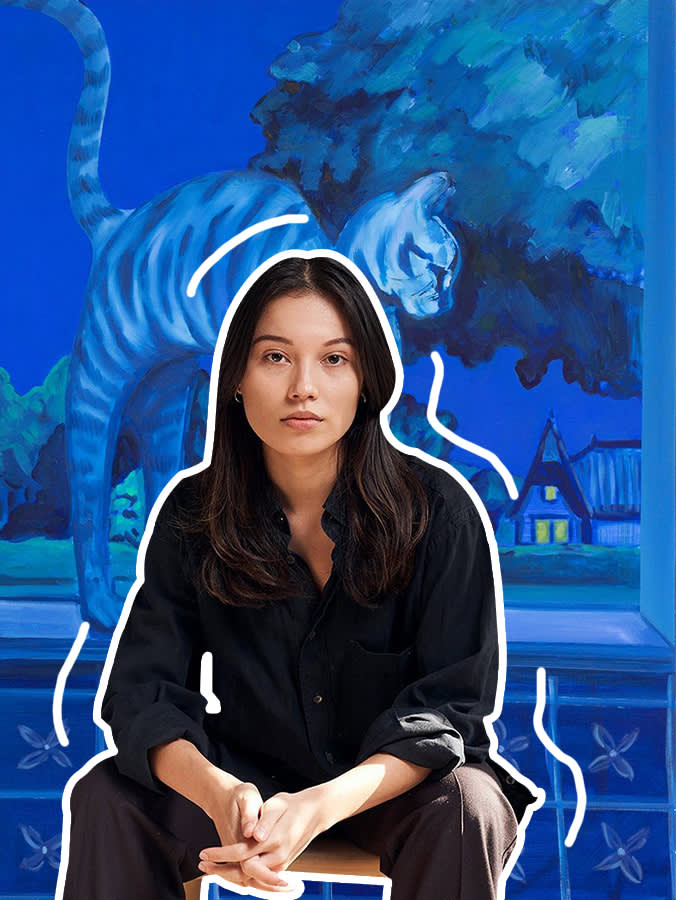 The Painter Who Hides Her Cats in the Dark
