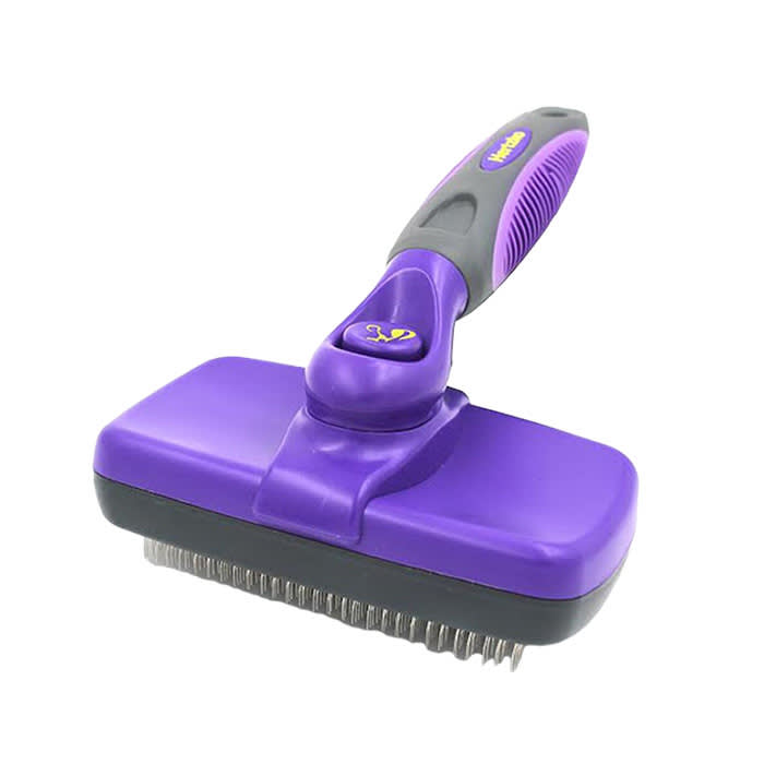 Hertzko Self-Cleaning Dog & Cat Slicker Brush