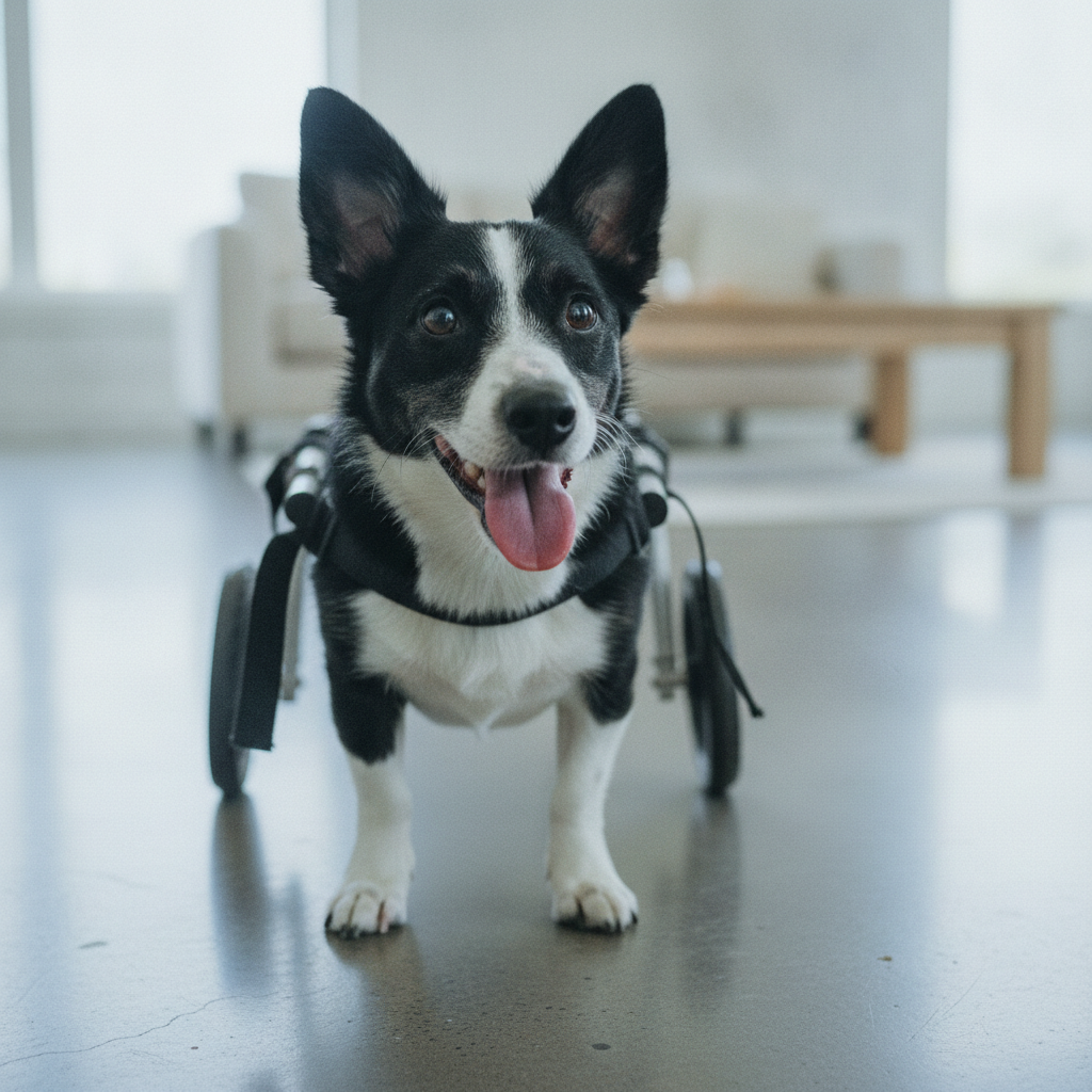 A Comment on Instagram Got a Two-Legged Street Dog a Mercedes Wheelchair