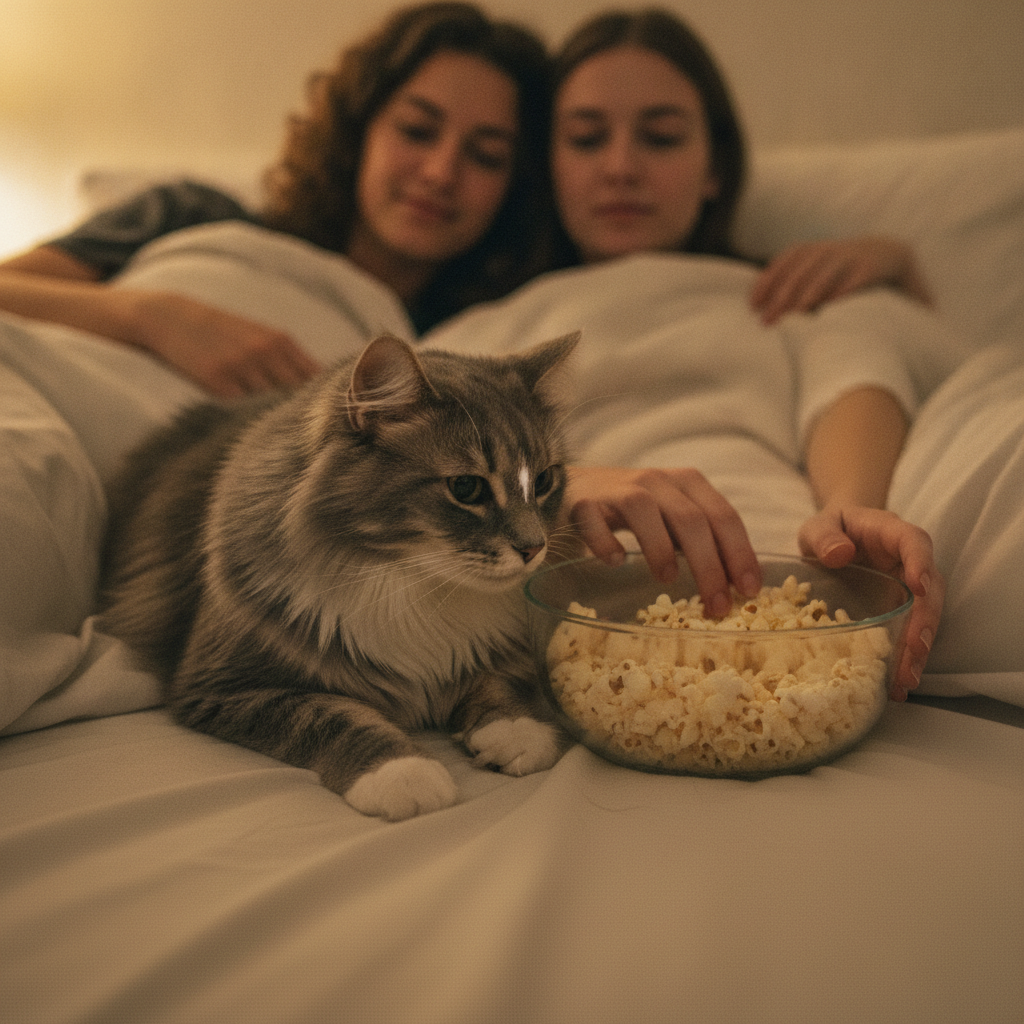 Popcorn Is Safe for Cats. The Stuff We Put on It Is the Problem
