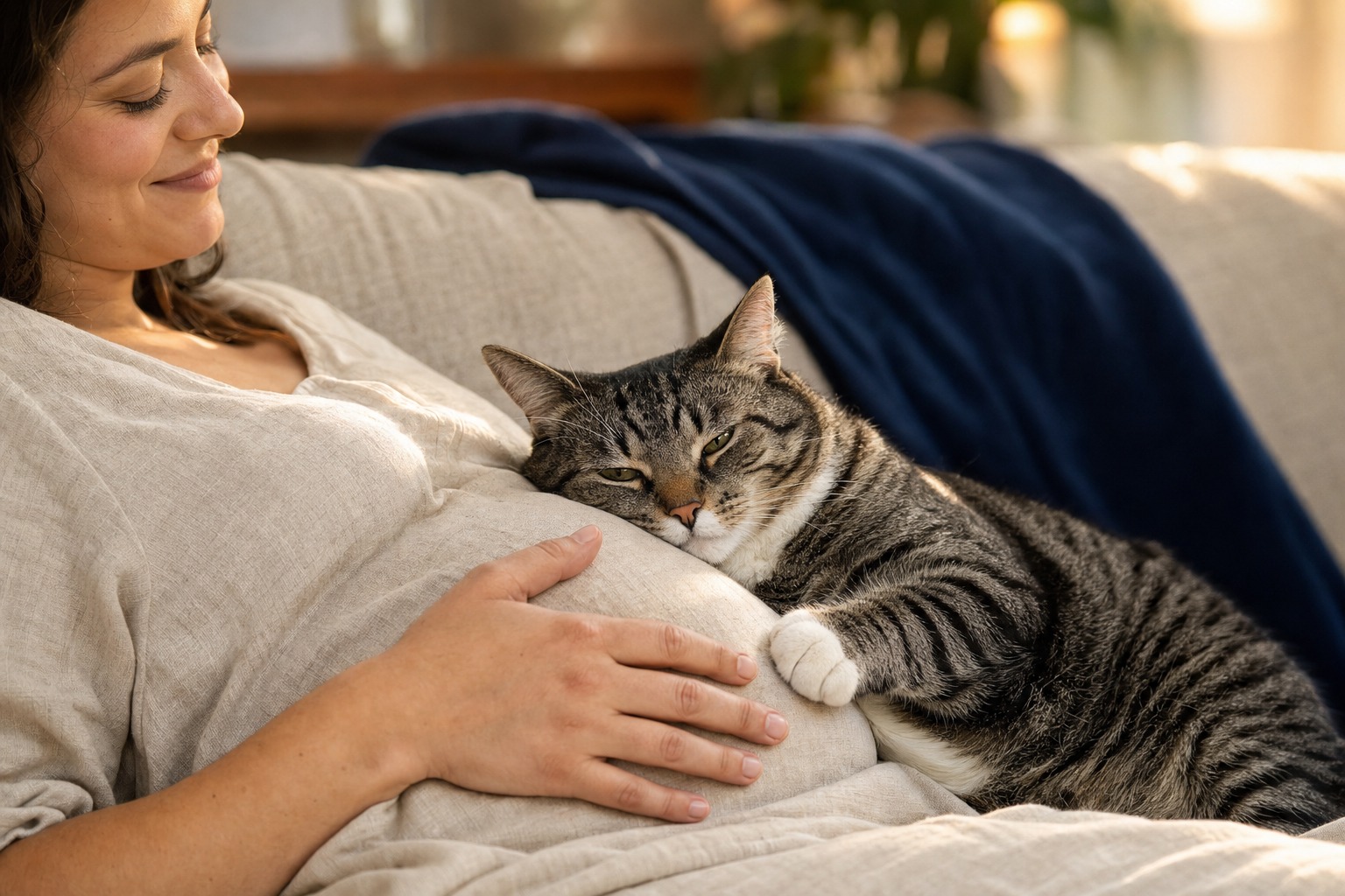 Your Cat Doesn't Know You're Pregnant. It Knows Your House Is Changing