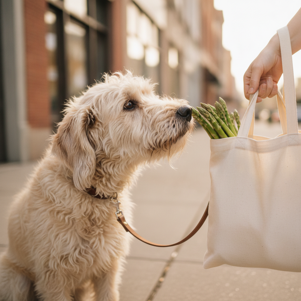 Asparagus Is the Rare Dog Treat That Fills Them Up for Almost No Calories
