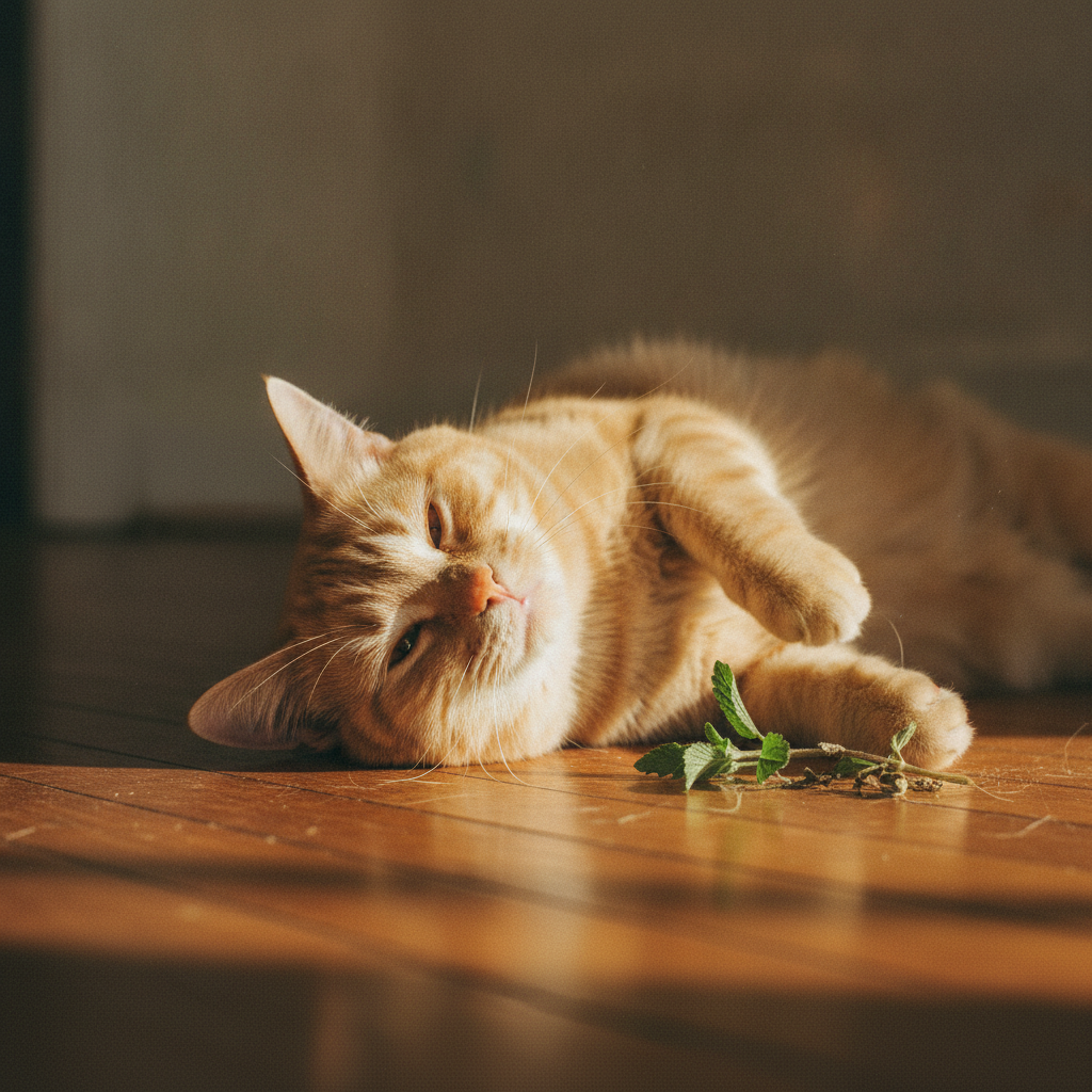 Your Cat Doesn't Need to Eat Catnip to Get High. Eating It Is the Risky Part
