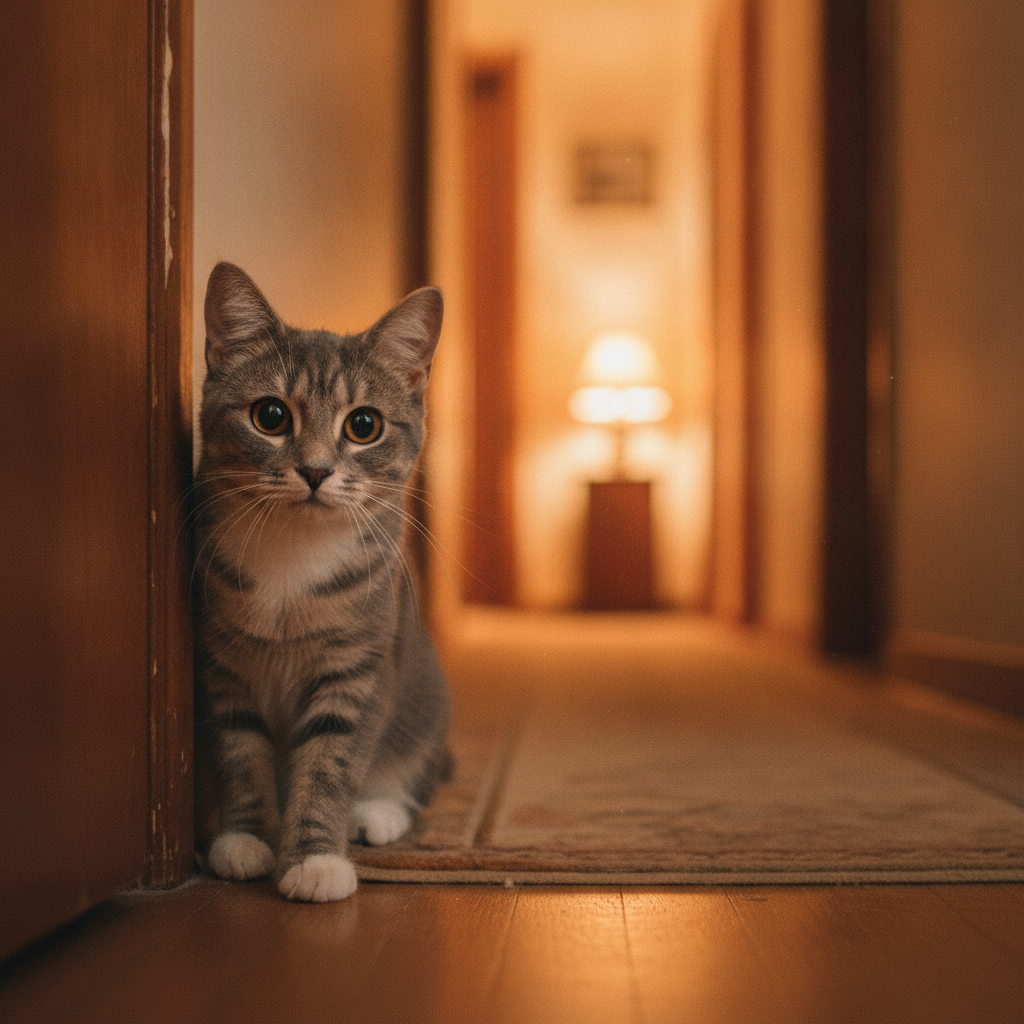 Your Cat Follows You Everywhere Because You're the Restaurant