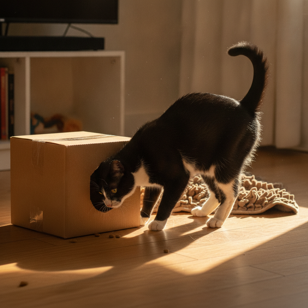 Your Cat's Bowl Is Boring. Make Her Hunt for Dinner.
