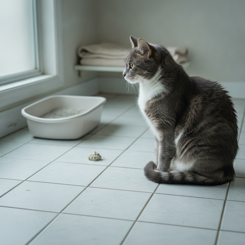 Your Cat Pooping on the Floor Isn't Spite. It's a Symptom.