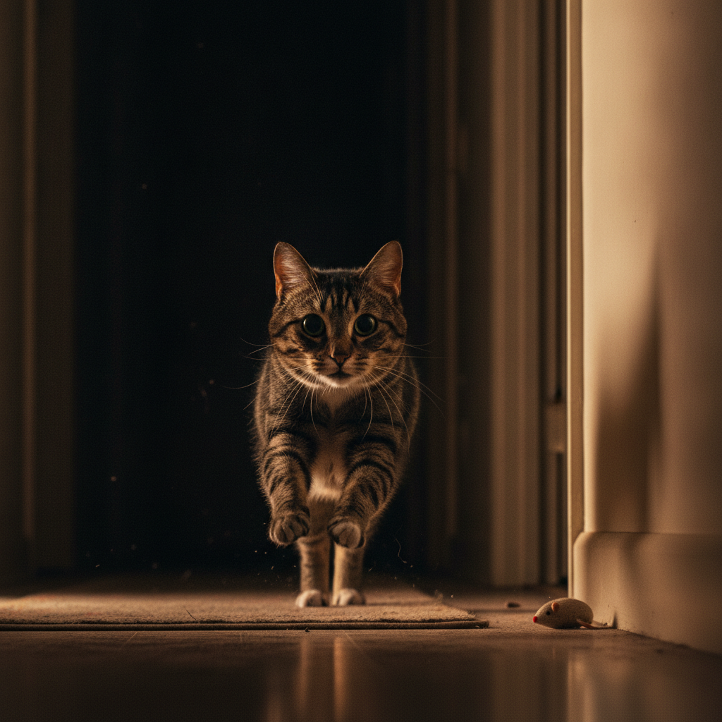 Your Cat Isn't Seeing Ghosts. They're Finishing a Hunt That Never Started.