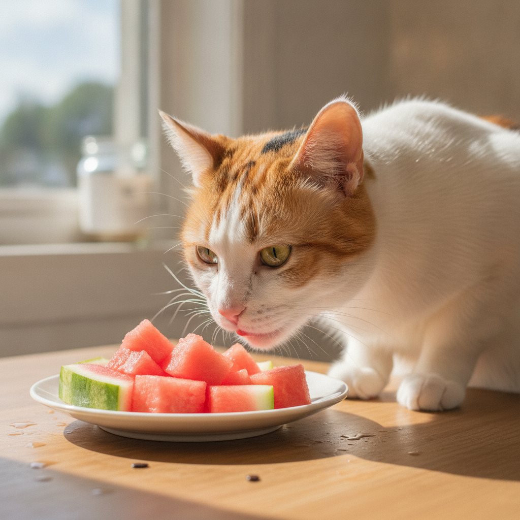 Watermelon Won't Hydrate Your Cat the Way You Think