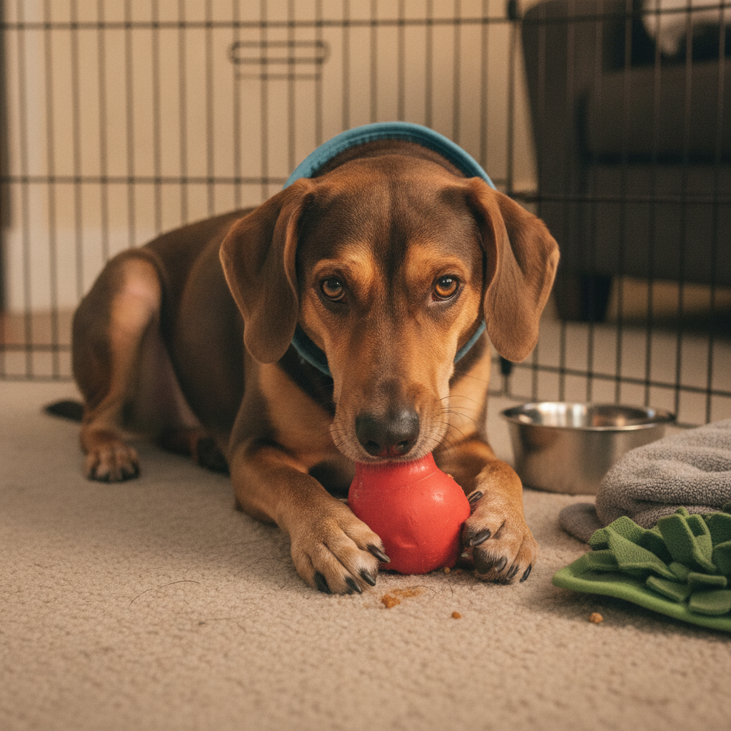 Six Weeks of Crate Rest Will Break You Both. Give the Dog a Job Instead.