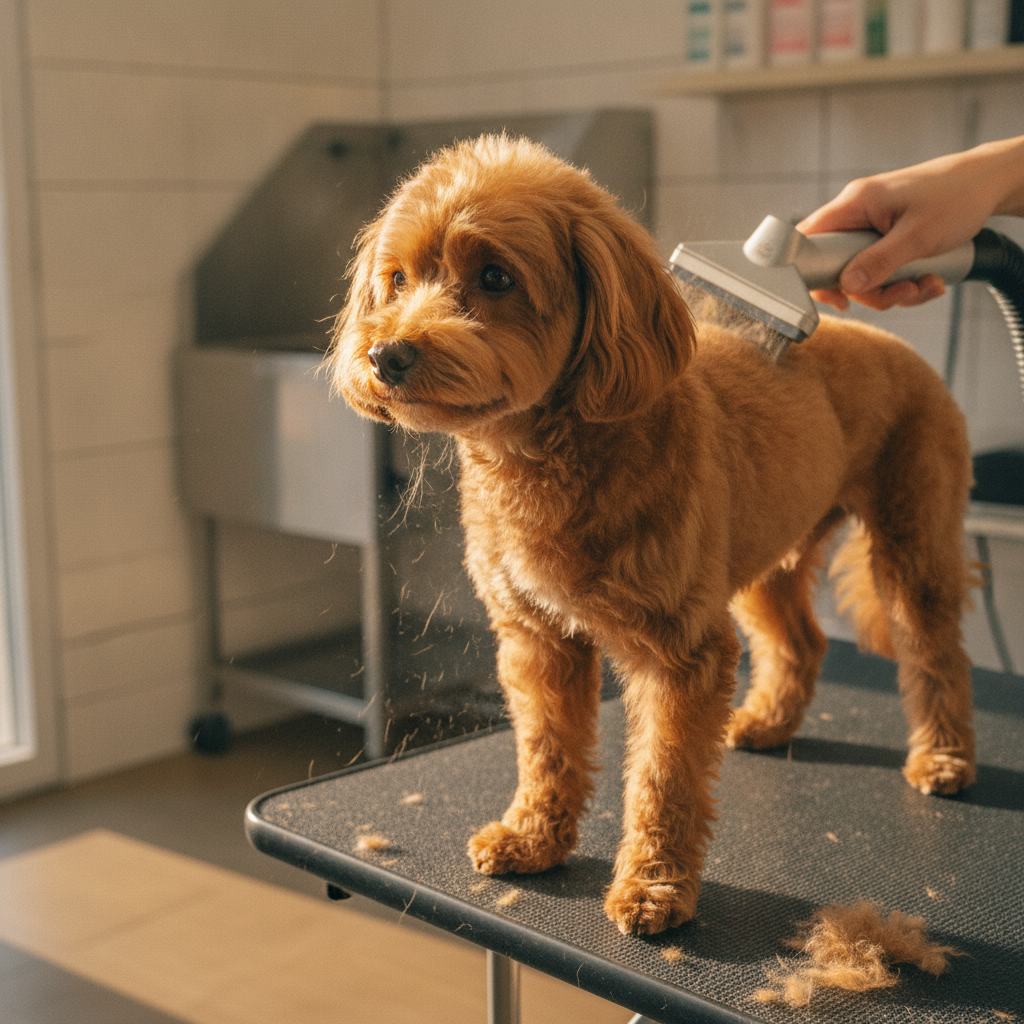 A Grooming Vacuum Only Works If Your Dog Lets It. How to Win Them Over