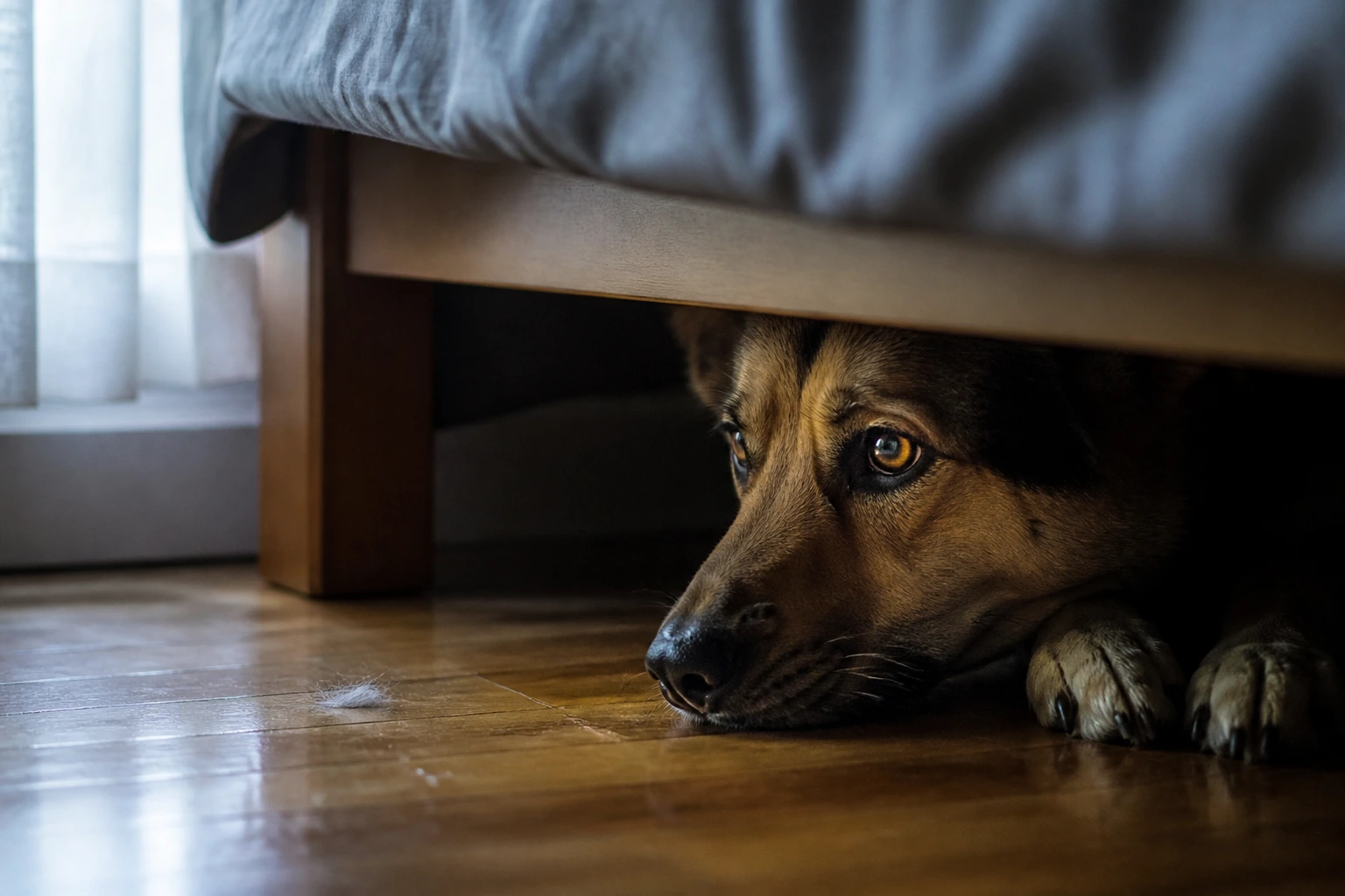 Your Dog Hiding Under the Bed Is Sending a Message. Learn to Read It