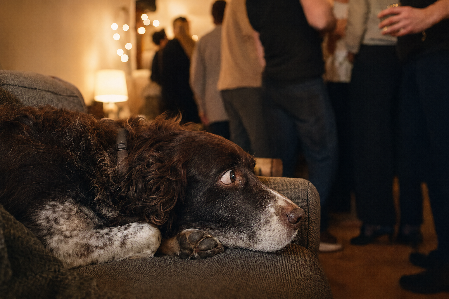 Your Dog Isn't Shy at Your Party. Six Signs They Want Out.