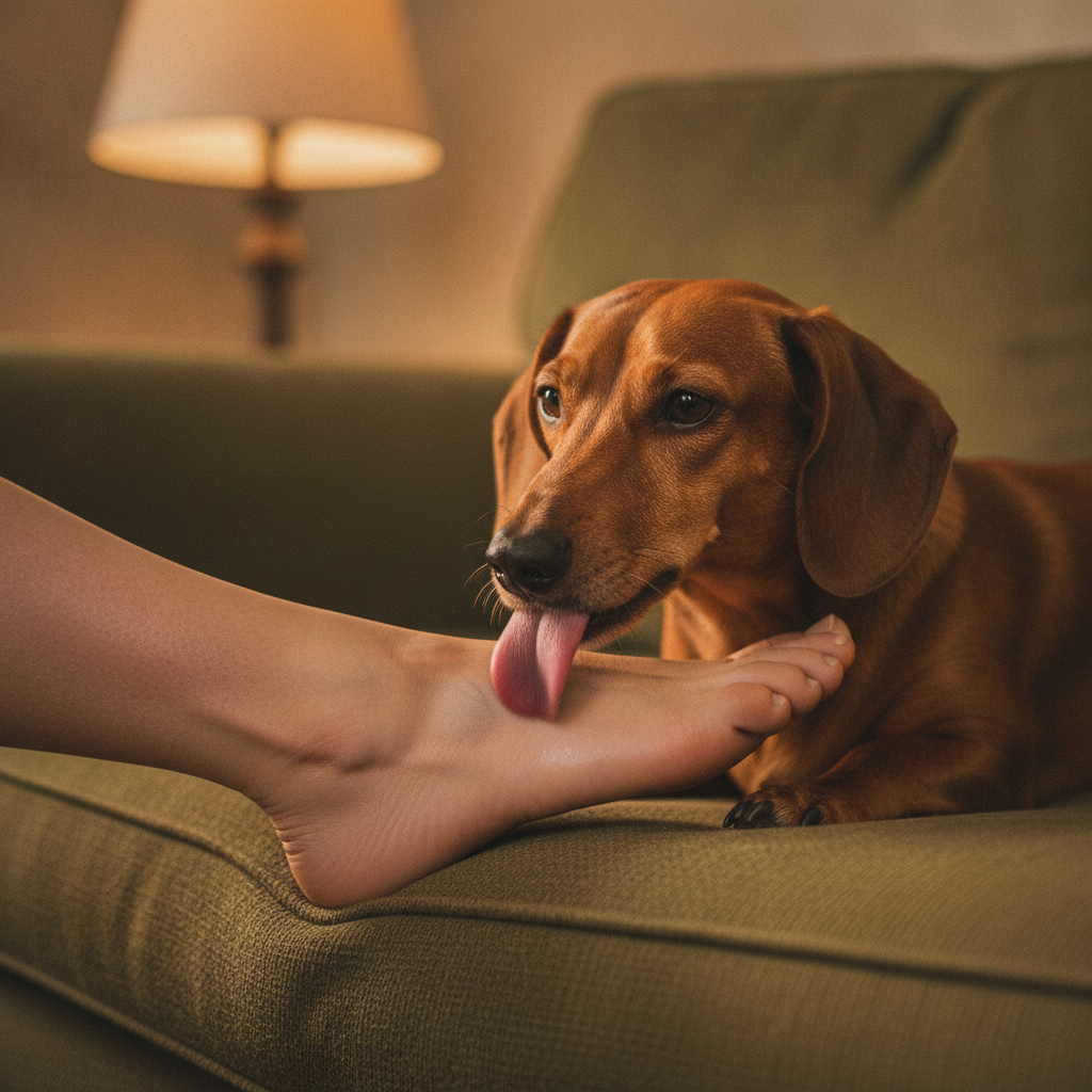 Your Dog Licking Your Feet Is Harmless. The Cream on Your Skin Isn't.