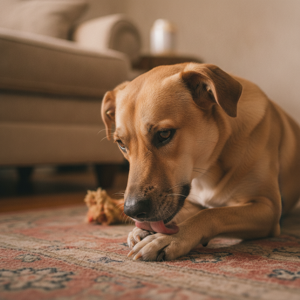 Your Dog's Paw Licking Is a Symptom. Investigate It in This Order