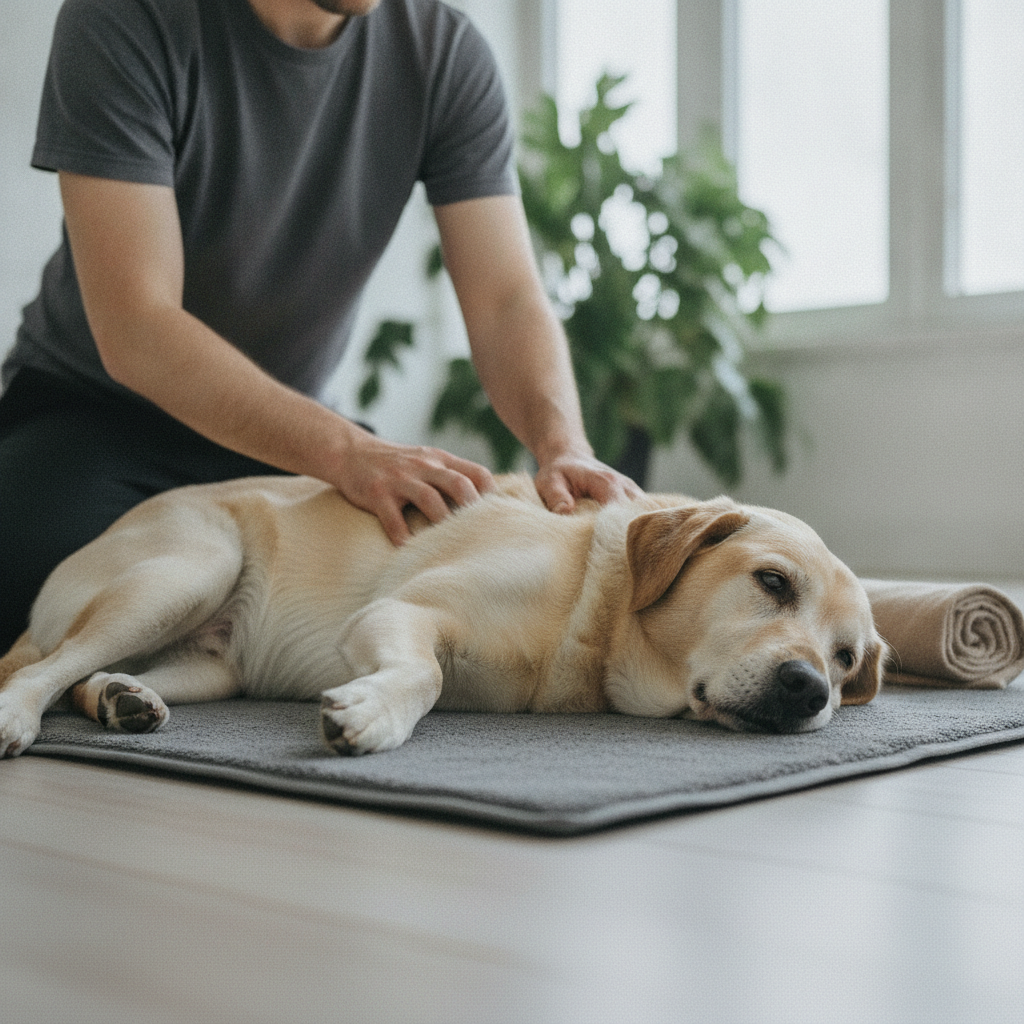 Your Stiffening Dog Doesn't Need a Spa Day. Five Minutes of This Does More