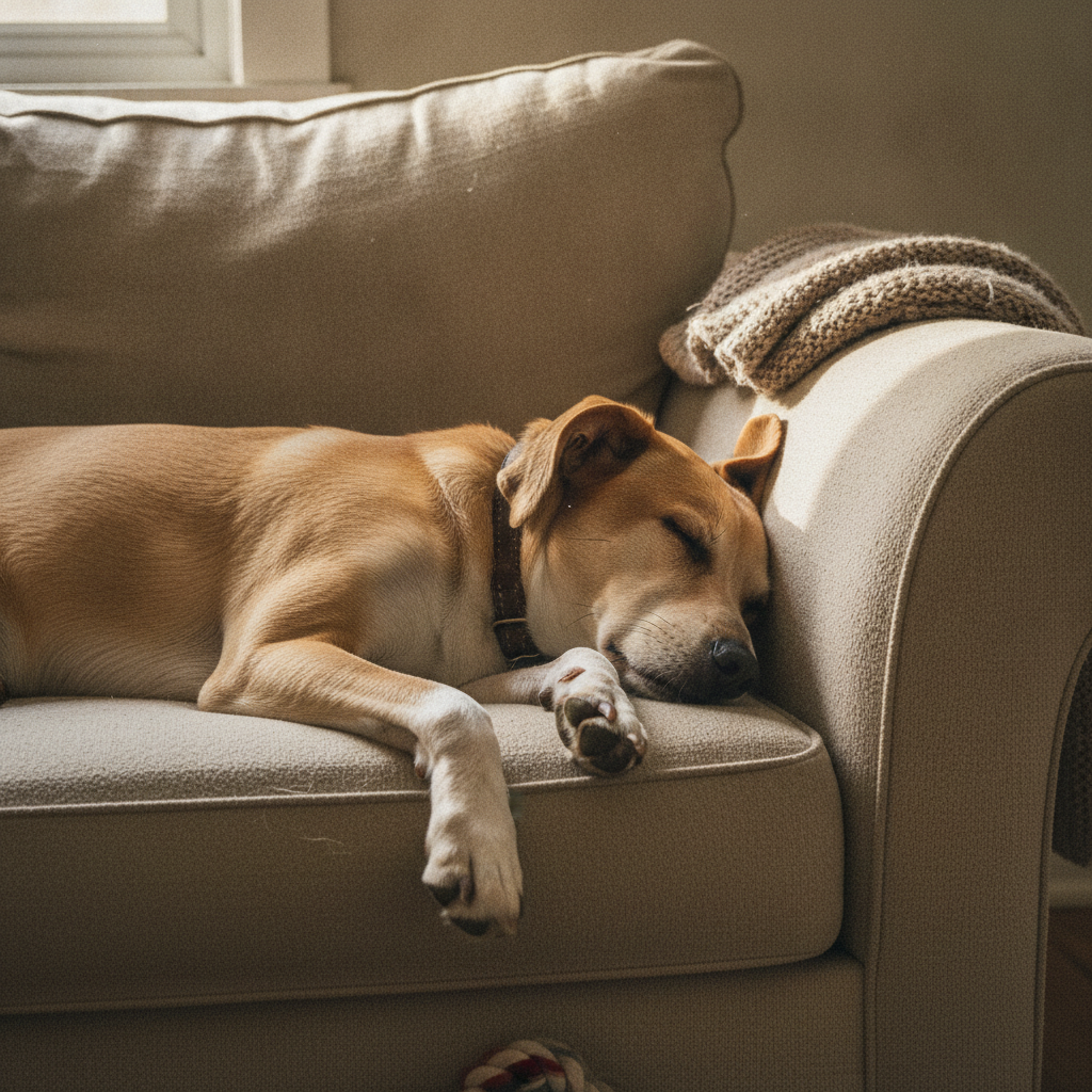 Your Dog's Sleeping Position Is Mostly a Thermostat. One Pattern Isn't.