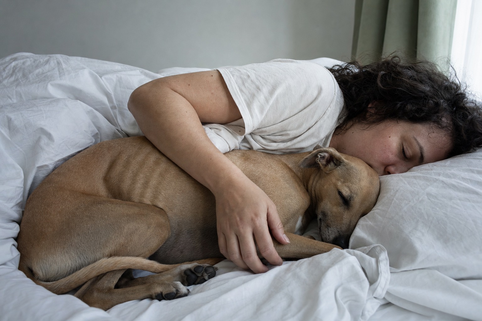 Your Dog Sleeps Pressed Against You. The Night That Changes Is the One to Notice.
