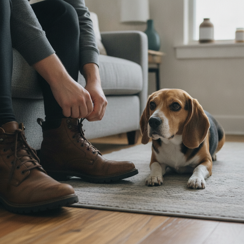 Your Dog Panics Before You Even Reach the Door
