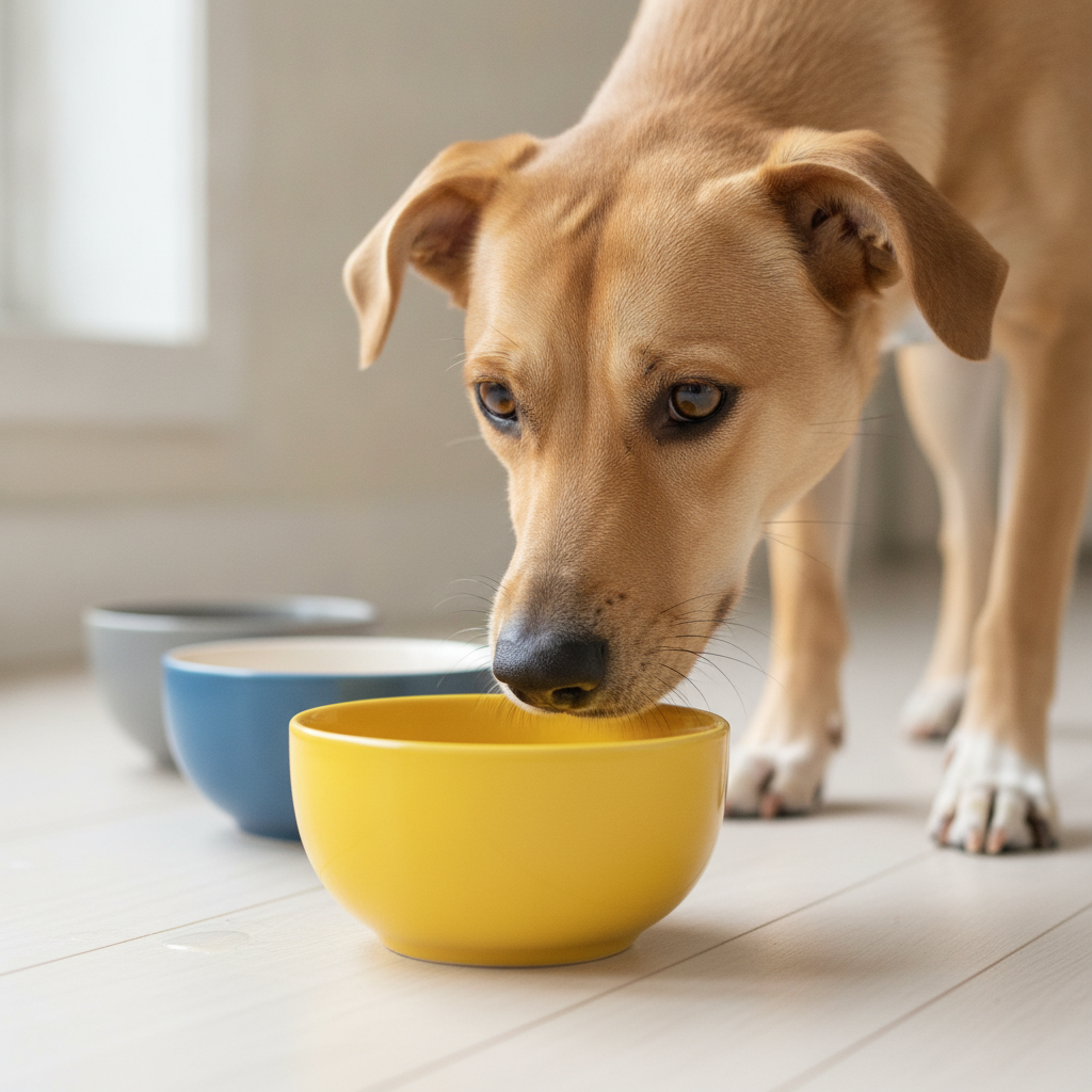 Dogs Chose an Empty Yellow Bowl Over a Bowl of Chicken. Here's What That Tells Us.