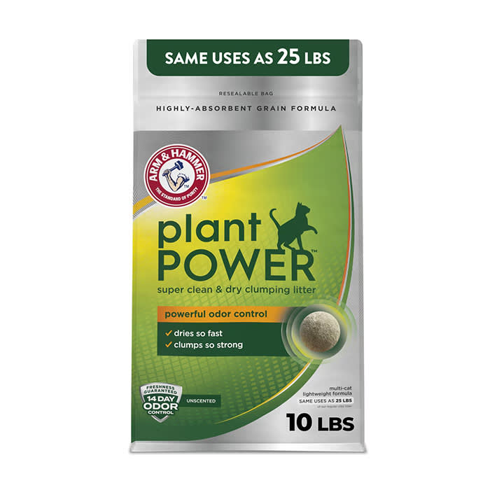1. Plant-based clumping litter