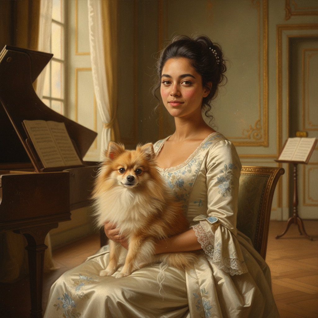 Netflix Gave Queen Charlotte Her First Pomeranian. History Says She Brought Her Own.
