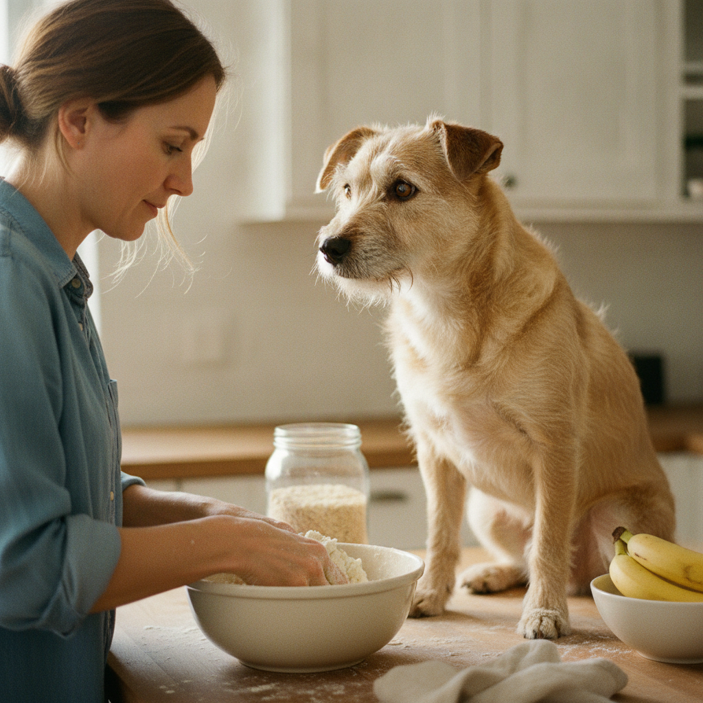 The Dog-Treat Aisle Is a Racket. Bake These Banana-Oat Bites Instead.