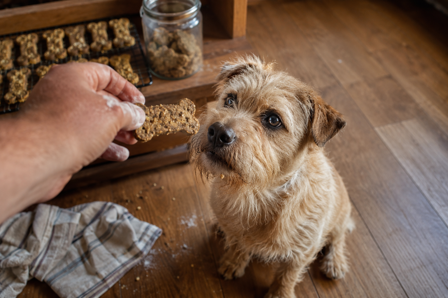 The Store-Bought Cracker Is Wrecking Your Dog's Snack. This 4-Ingredient Biscuit Fixes It.