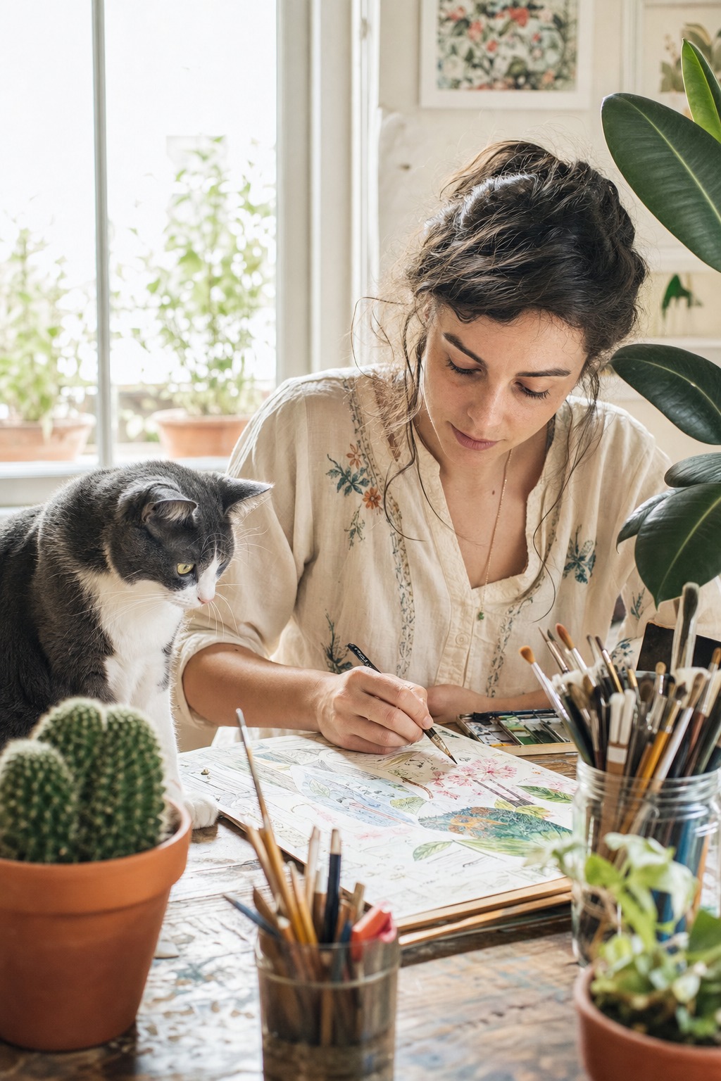 The Cat Lady Was Always a Slur. This Illustrator Turned It Into a Compliment