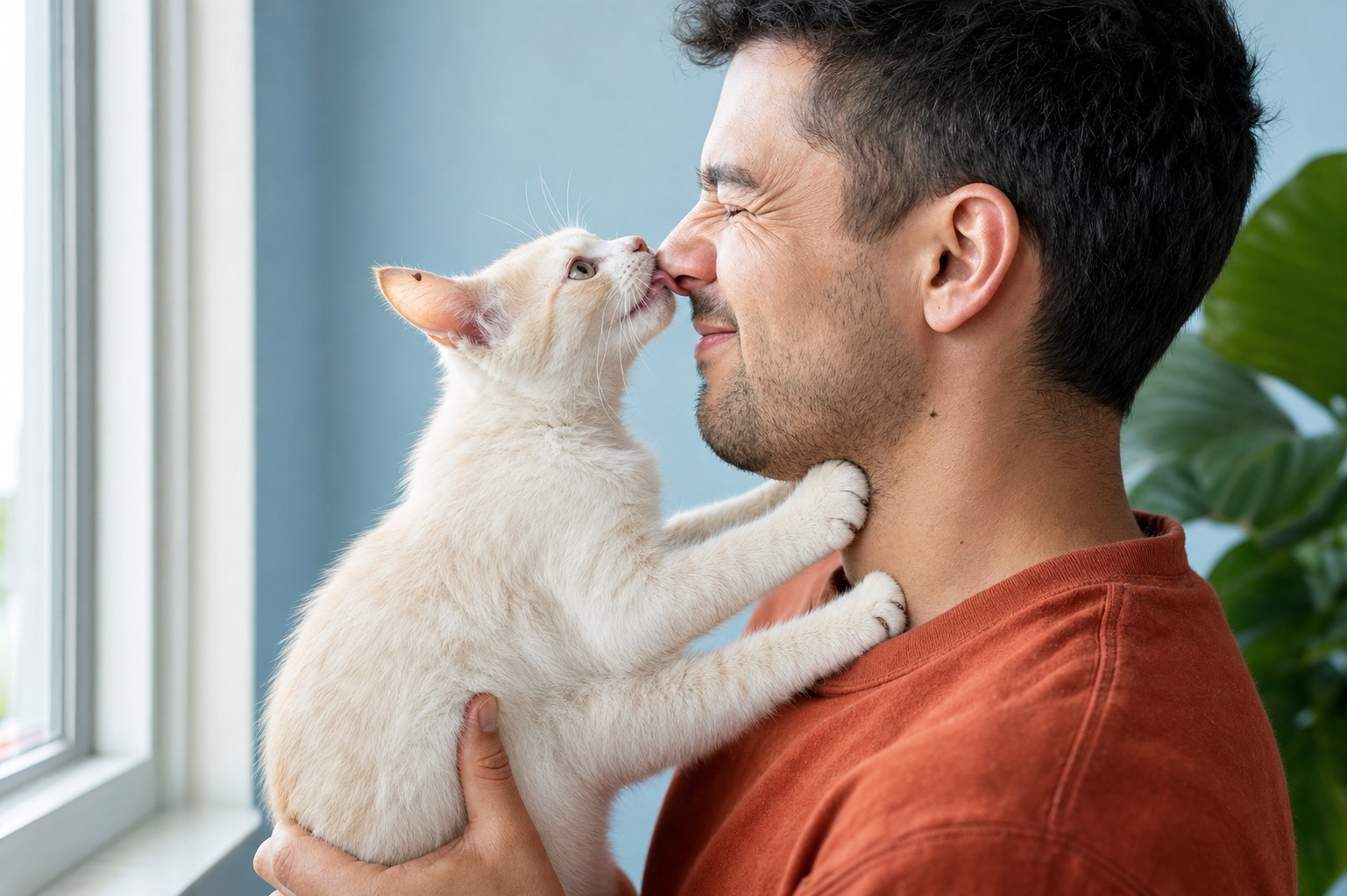 Your Kitten Isn't Kissing You. It's Filing You Under 'Family.'