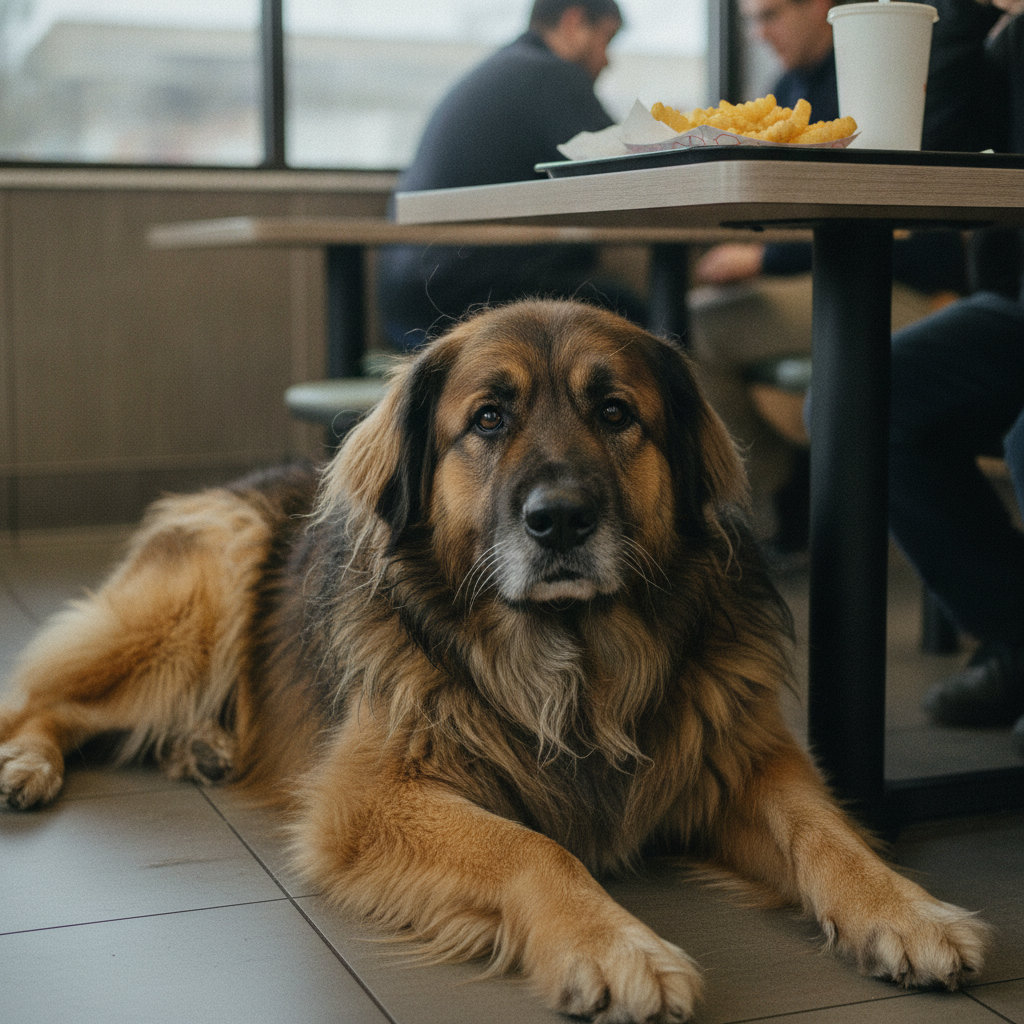 A Giant Dog Shed on His Fries. The Internet Fight Missed the Real Rule.