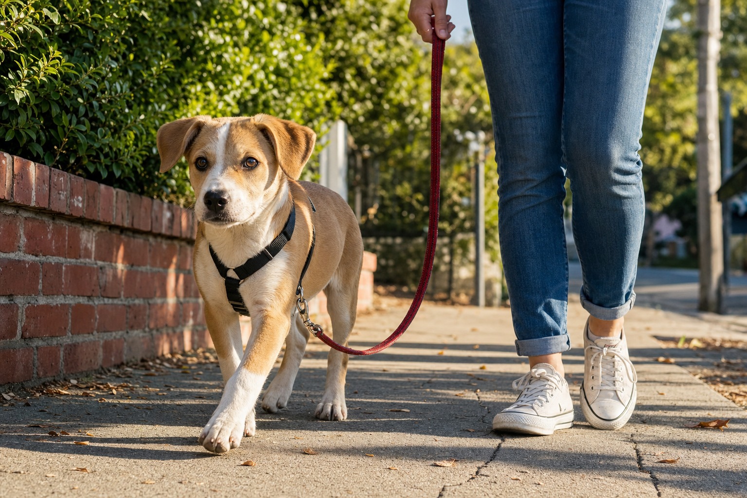 The Leash Is a Seatbelt, Not a Steering Wheel. That's Why Your Puppy Pulls.