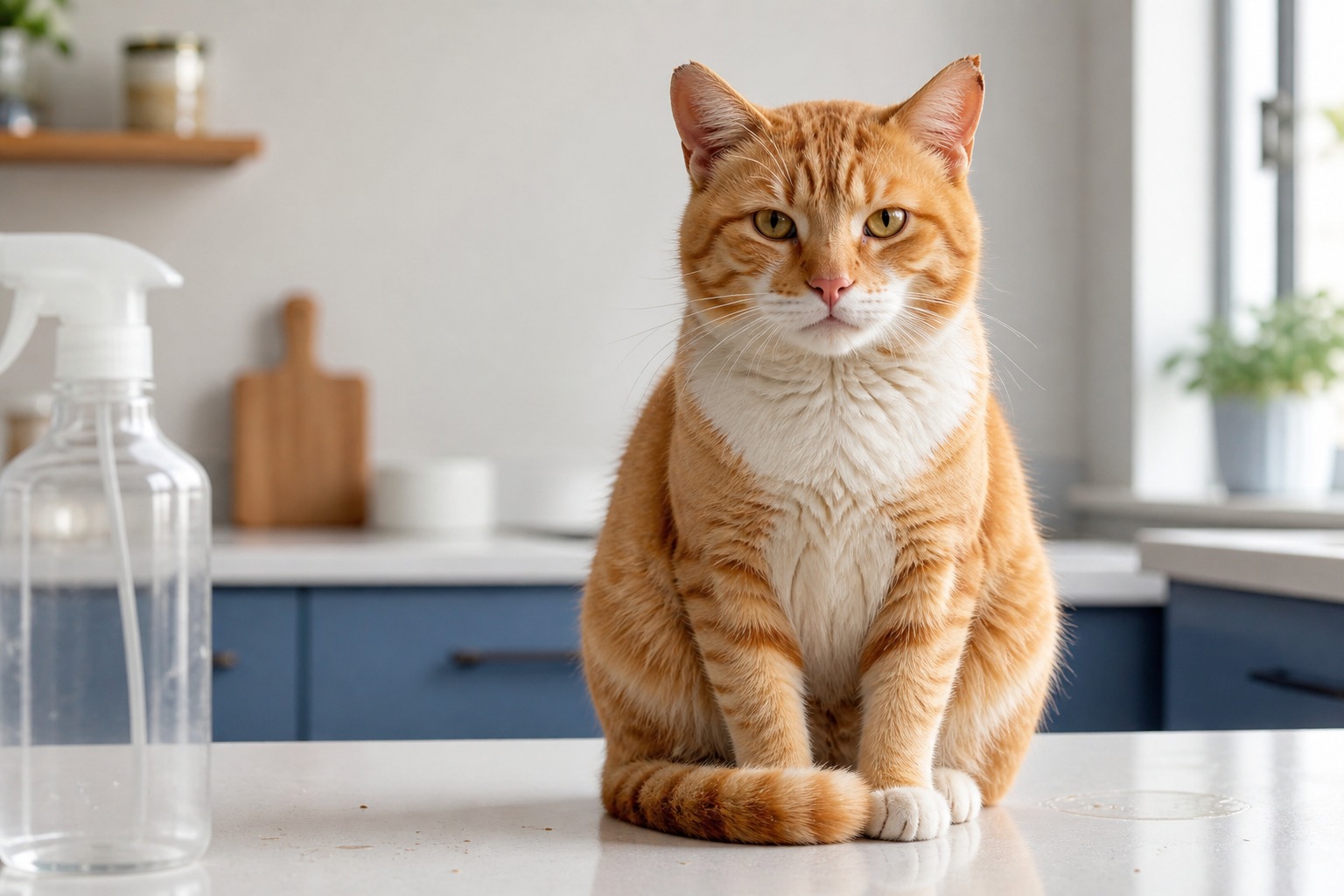 The Spray Bottle Doesn't Teach Your Cat to Stop. It Teaches Them to Wait Until You Leave.