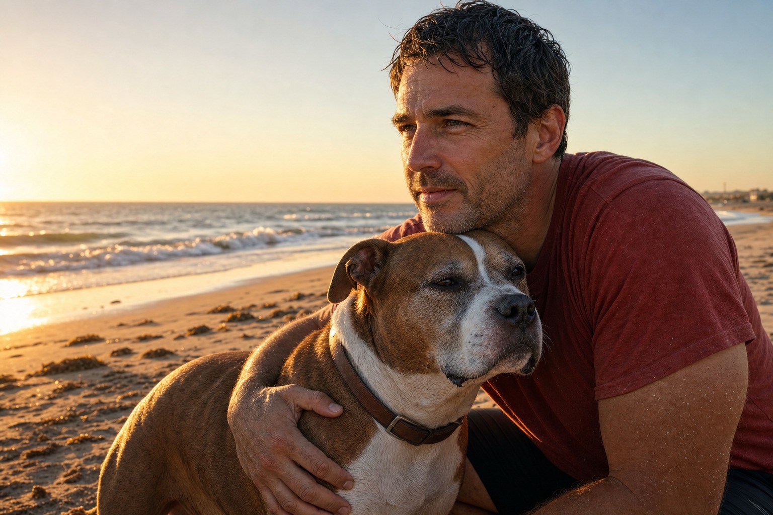 Tom Brady Rescued a Shelter Pit Bull. Then He Made a Copy of Her.