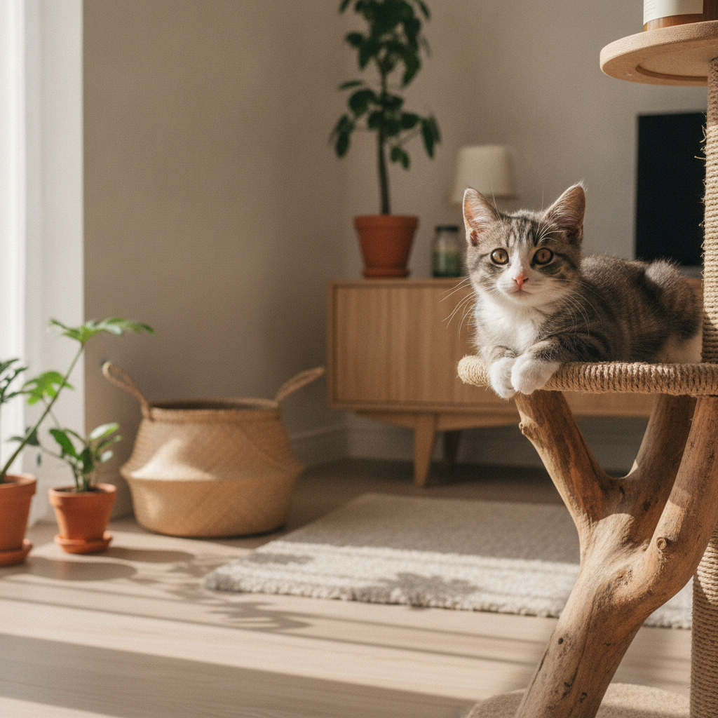 The Cat Tree You Won't Shove in the Basement Before Guests Arrive