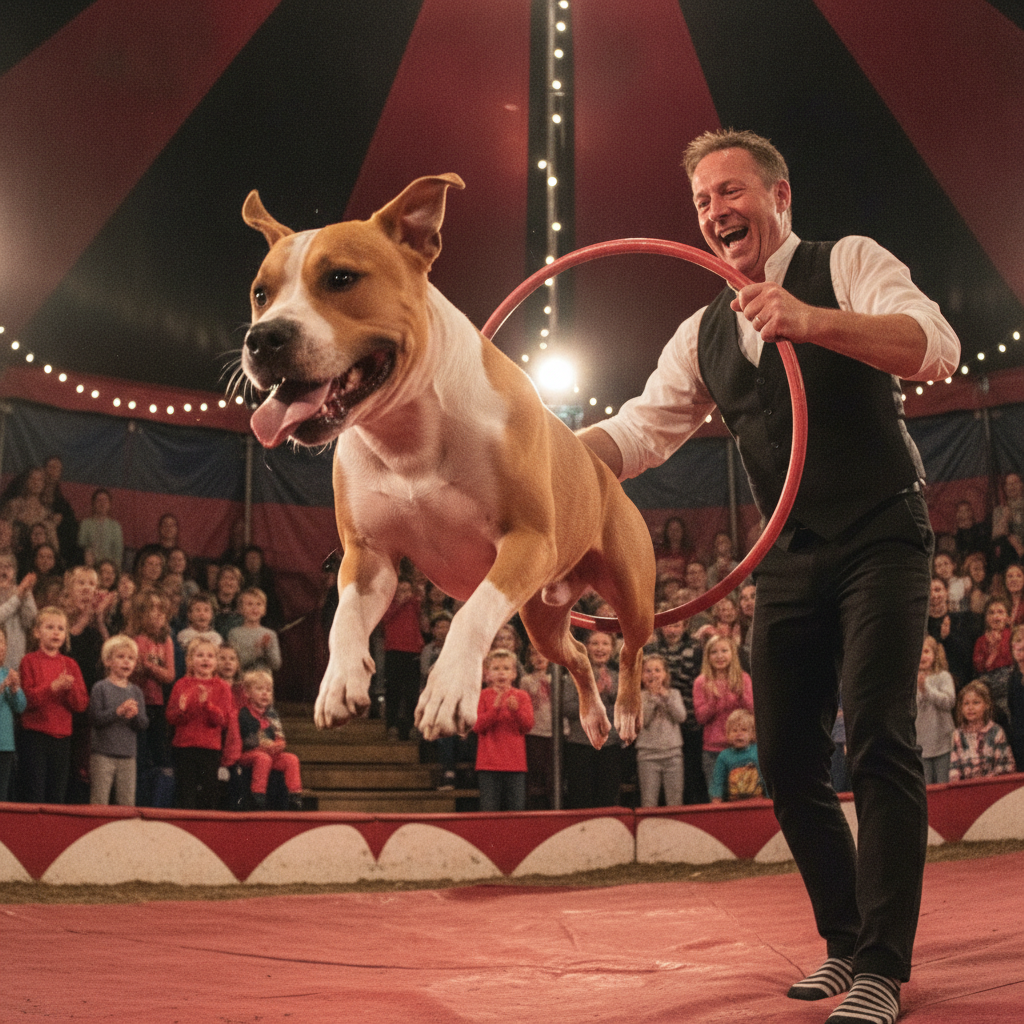 A Former Ringling Clown Is Rewriting the Pit Bull's Reputation, One Hoop at a Time