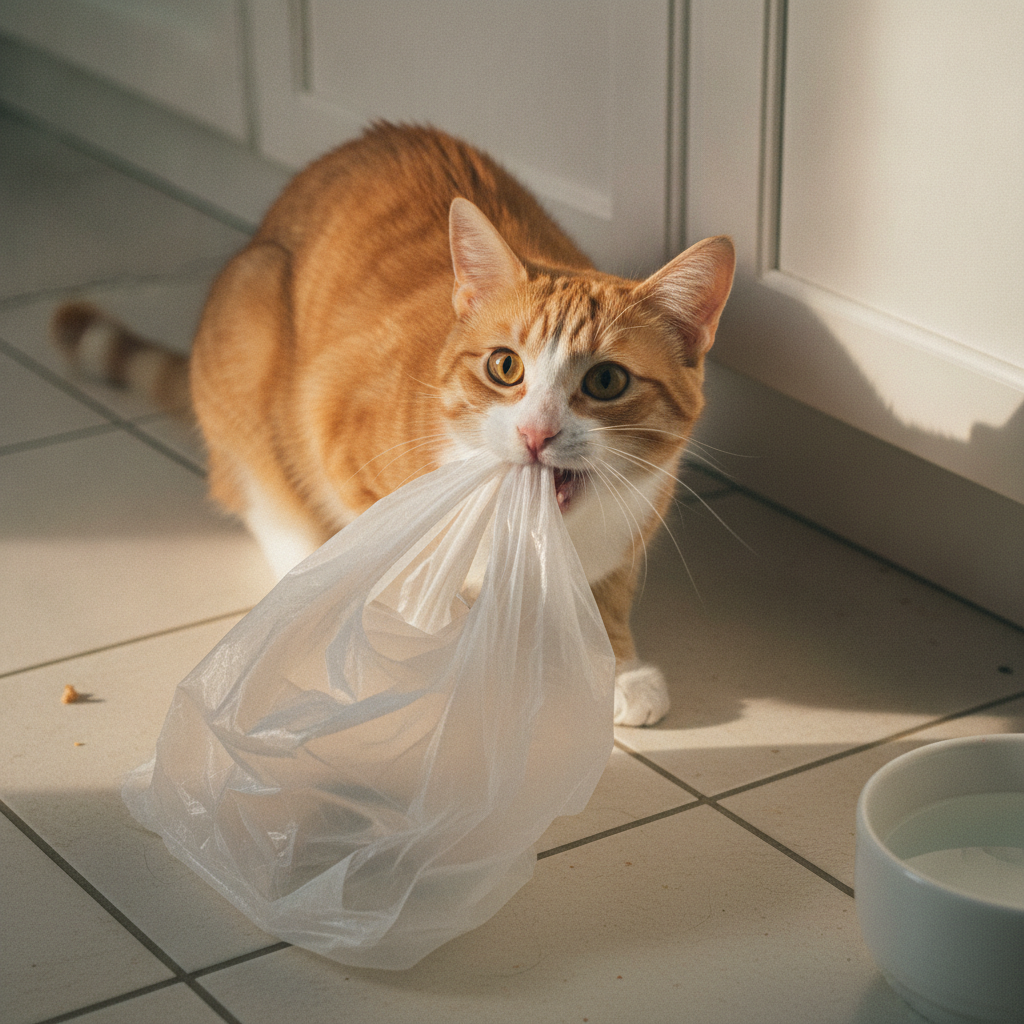 Your Cat Isn't Being Weird. Plastic Bags Smell Like Food.