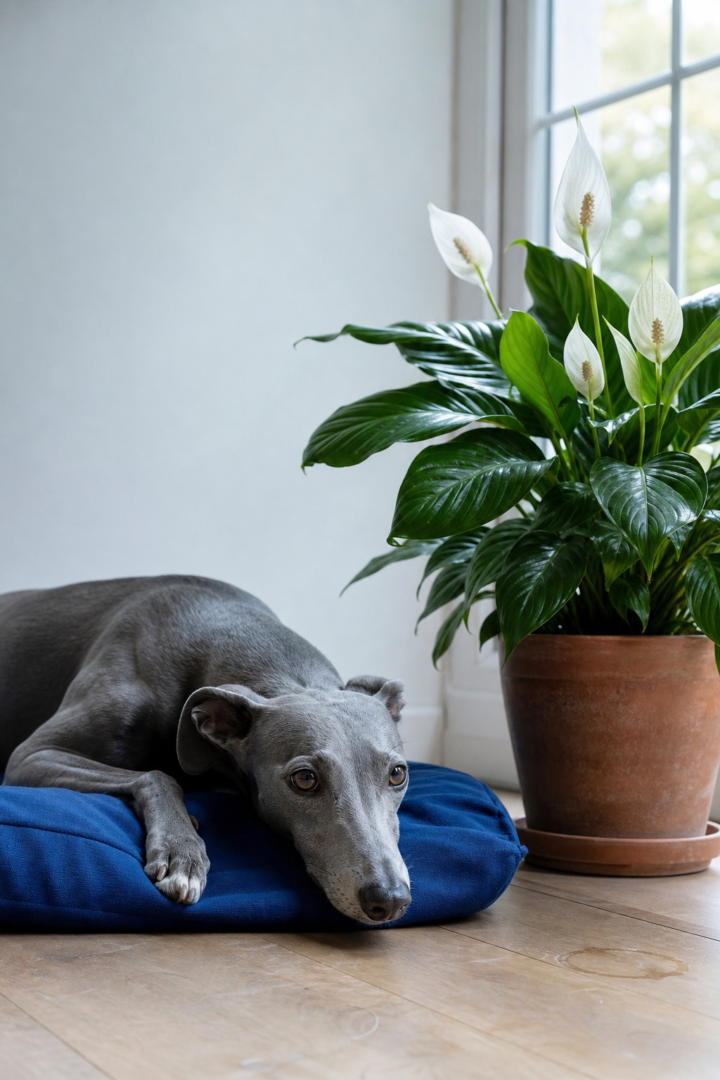 Your Peace Lily Doesn't Poison Your Dog. It Stabs Him. The Difference Matters