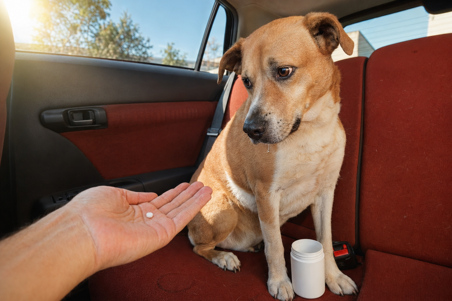 Reaching for Dramamine for Your Carsick Dog? Read This First
