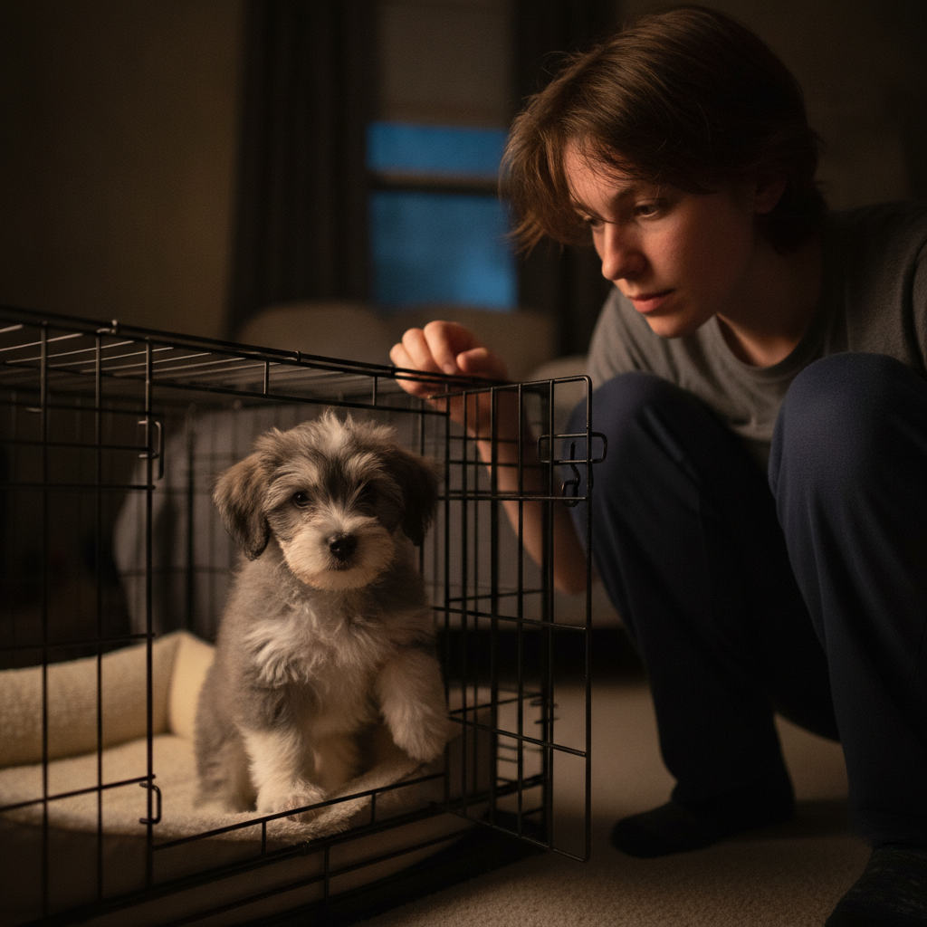 Your Puppy Cries at Night for One of Four Reasons. Only One Means Get Out of Bed.