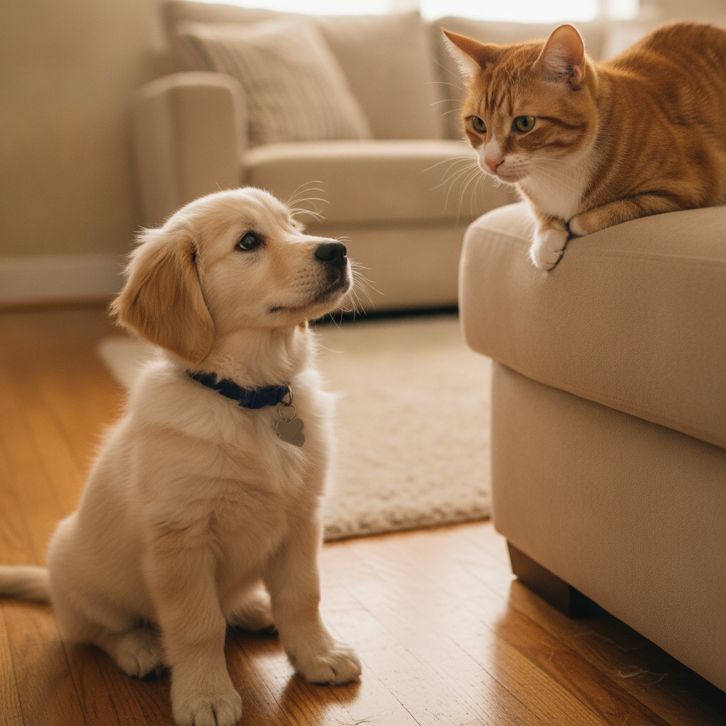 Your Puppy Thinks the Cat Is a Toy. Fix That Before They Ever Meet.