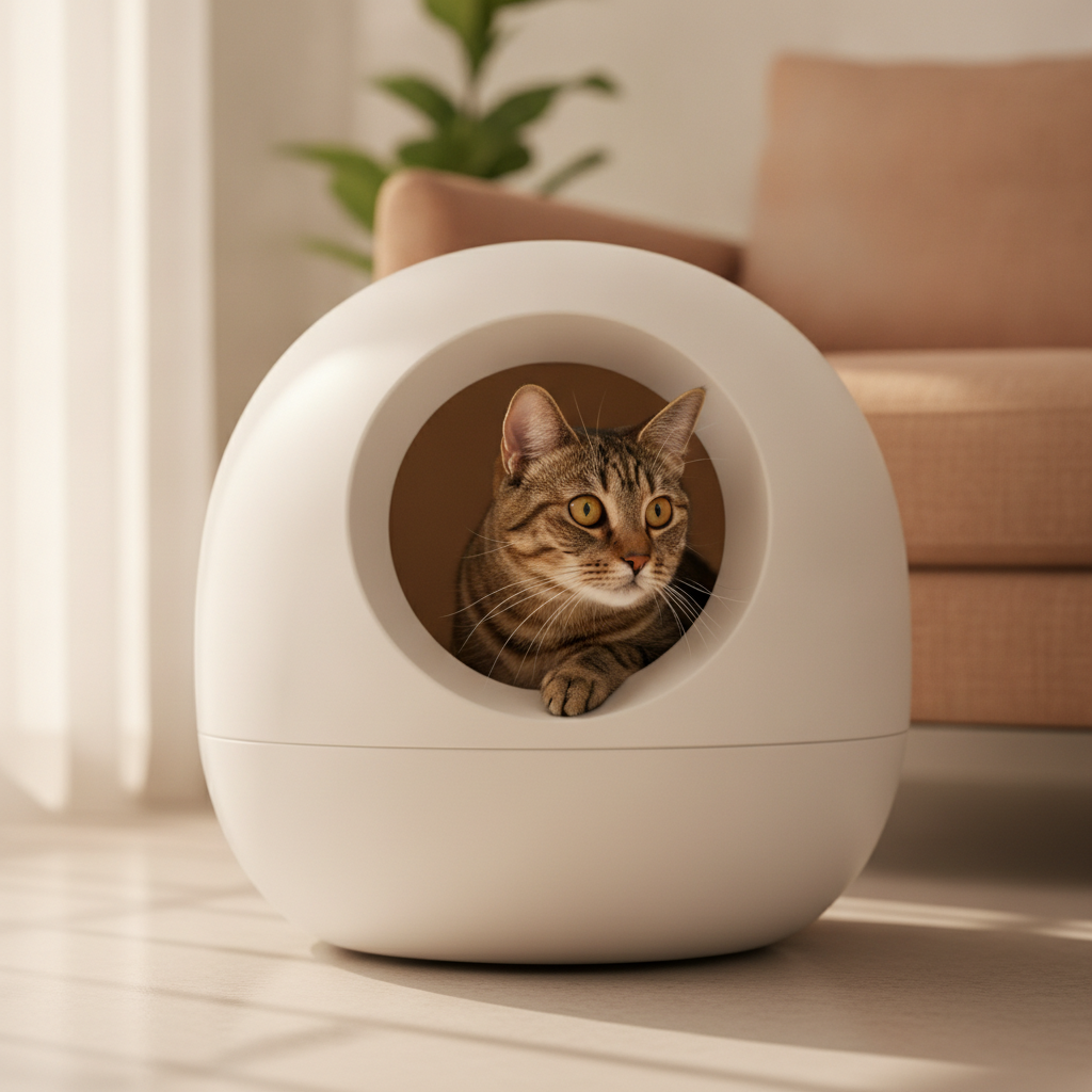 The Self-Cleaning Litter Box That Actually Wins Cats Over