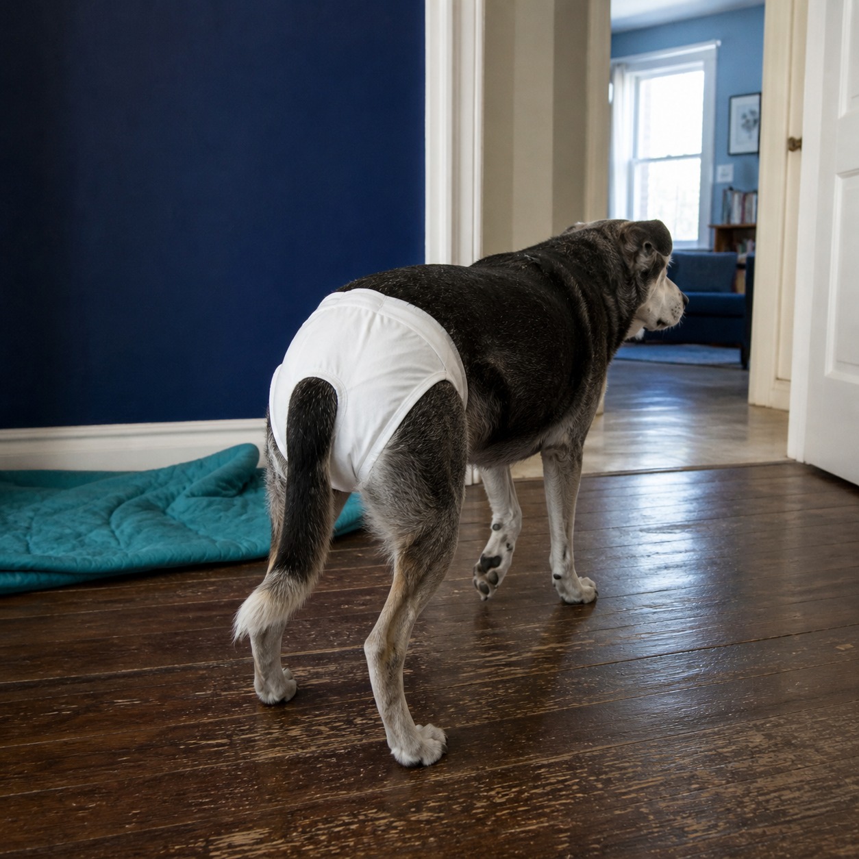 A Dog Diaper Is a Last Resort, Not a Shortcut. Here's How to Use One Right.