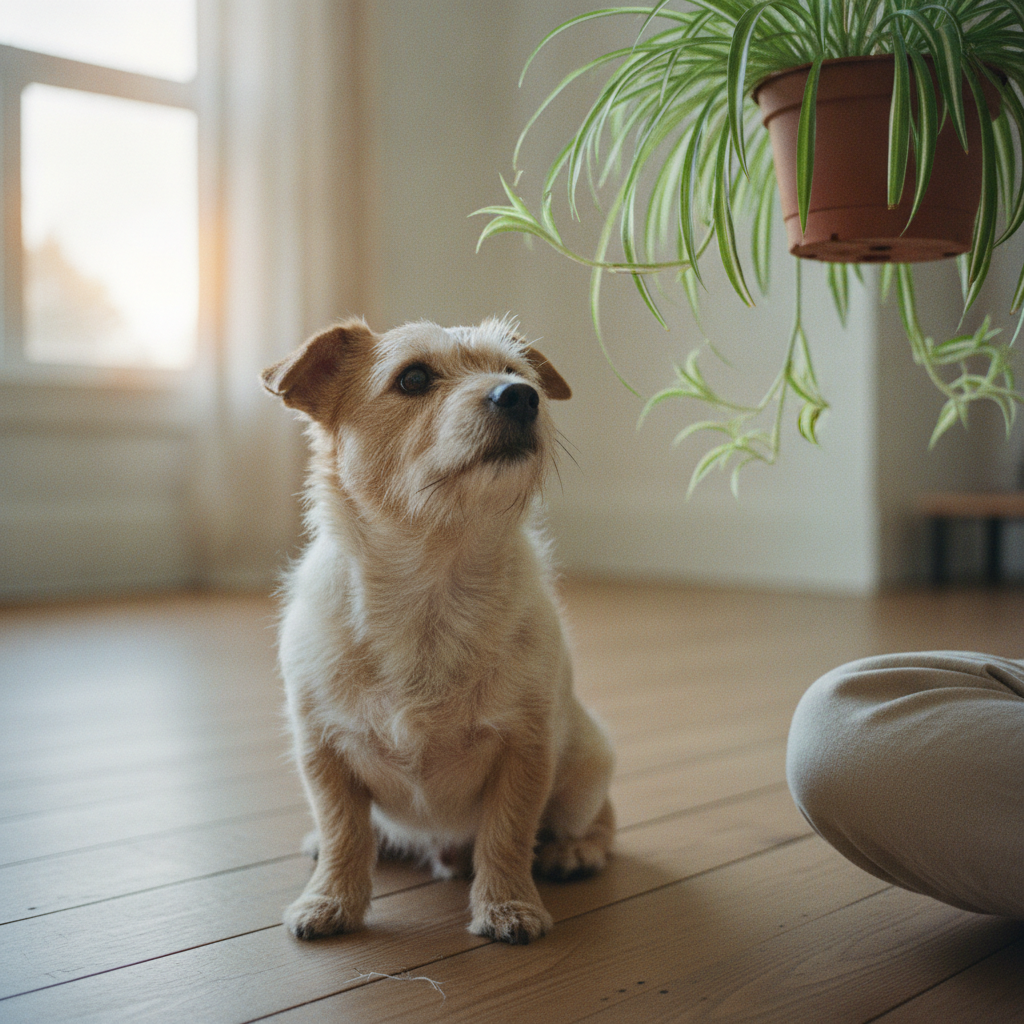 Your Spider Plant Is Safe for Your Dog. So Why Do They Keep Eating It?