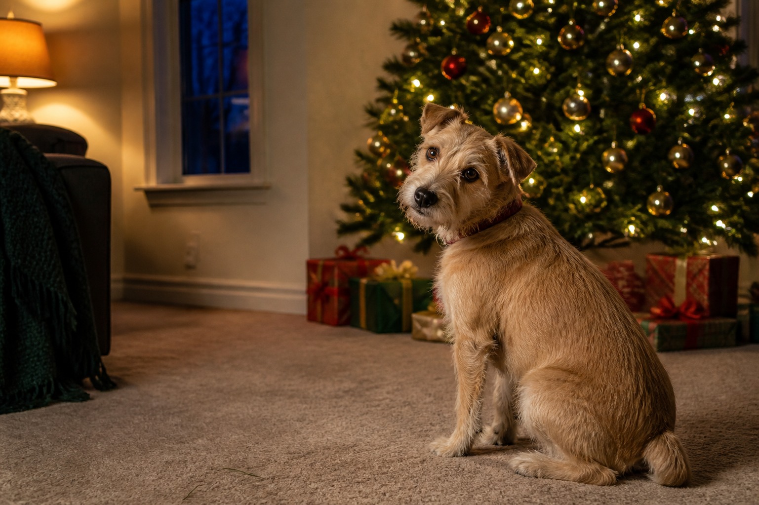 Your Dog Isn't Being Bad. Your Christmas Tree Just Looks Like an Indoor Bush.