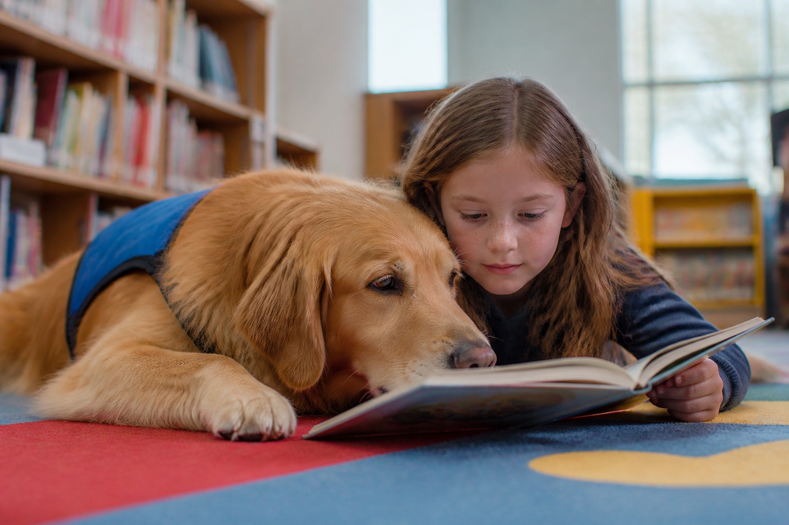 A Therapy Dog Isn't a Service Dog. Here's Where They Do Their Best Work.