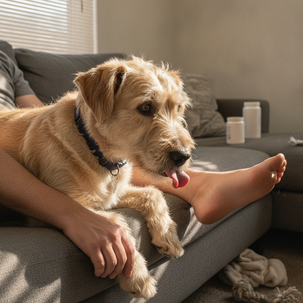 Your Dog Isn't Kissing Your Feet. They're Reading Them.
